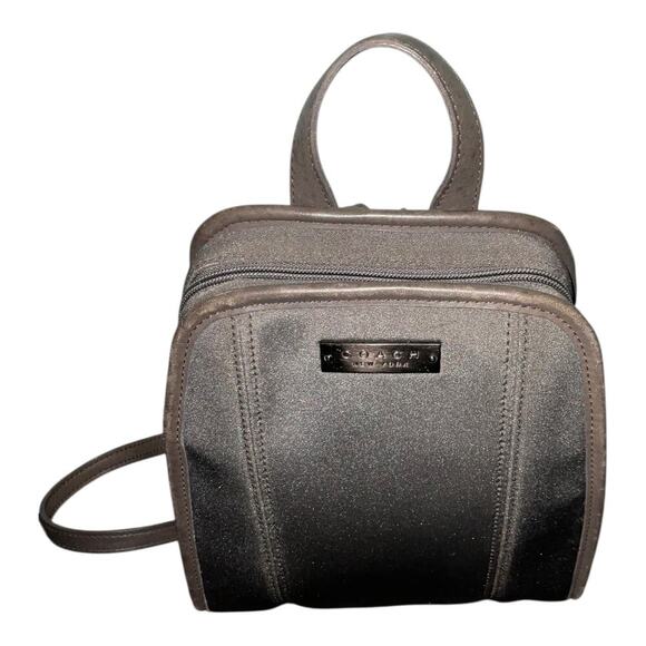 Coach Vintage Backpack Handbag Small Neoprene Leather Trim Zip Bag 6215 main image 8